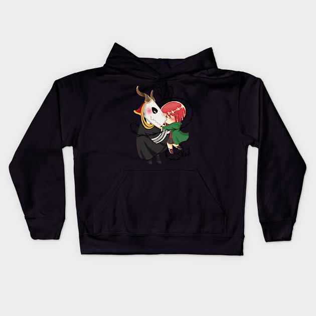 Elias and Chise Kids Hoodie by PeiperAylen94